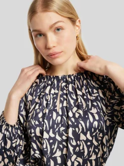 Bluse mit Allover-Print