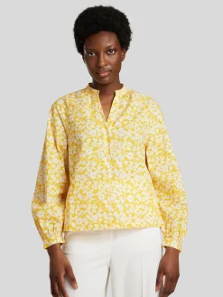 Bluse mit Allover-Print