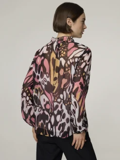 Bluse mit Allover-Print
