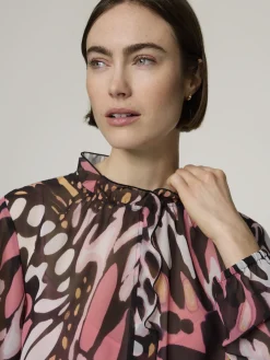 Bluse mit Allover-Print