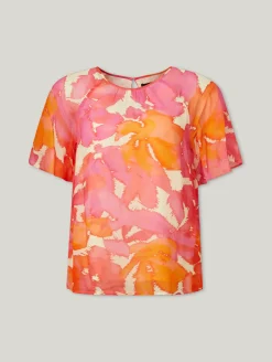 Bluse mit Allover-Print