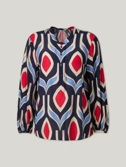 Bluse mit Allover-Print