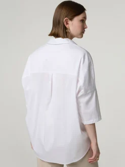 Bluse mit Baumwolle
