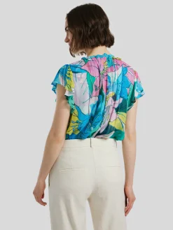 Bluse mit Blumenmuster