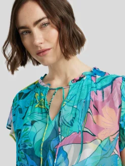 Bluse mit Blumenmuster