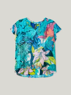 Bluse mit Blumenmuster