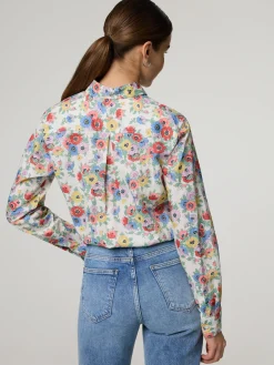 Bluse mit Blumenprint