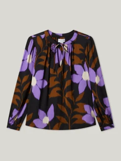 Bluse mit Blumenprint