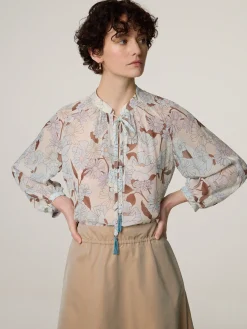 Bluse mit Blumenprint