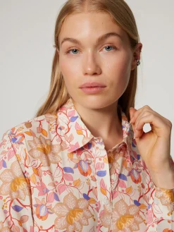 Bluse mit Blumen-Print