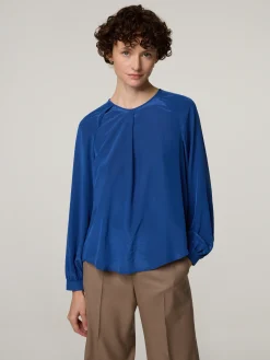 Bluse mit Faltendetails