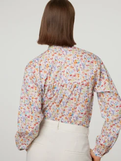 Bluse mit floralem Print ROSE