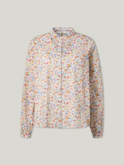 Bluse mit floralem Print ROSE