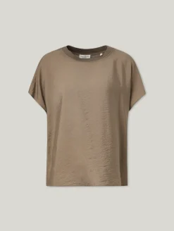 Bluse mit Knitteroptik