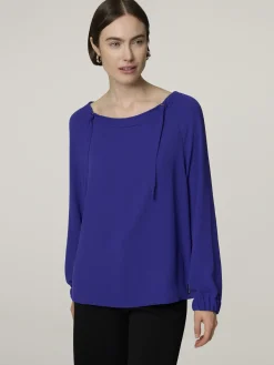 Bluse mit Kordelzug