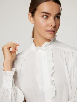 Bluse mit Leinen LAMOUR