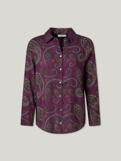 Bluse mit Paisley-Print