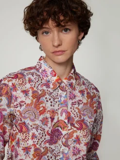 Bluse mit Paisley-Print