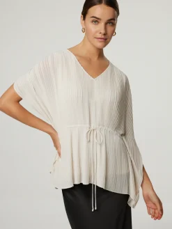 Bluse mit Plissée