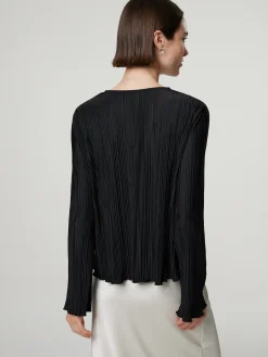 Bluse mit Plissee