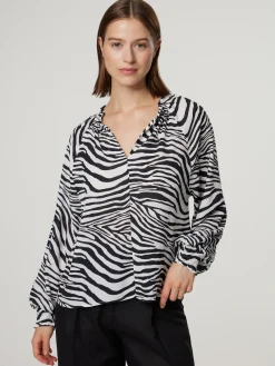 Bluse mit Print