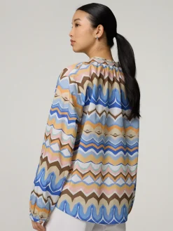 Bluse mit Print