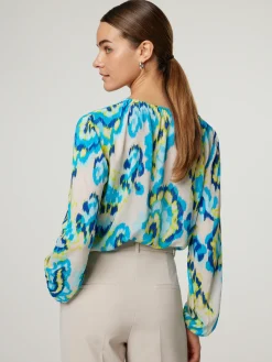 Bluse mit Print
