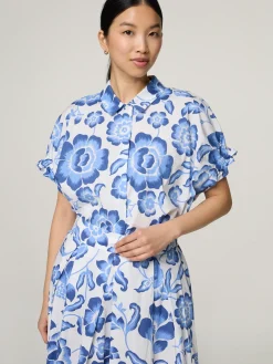 Bluse mit Print