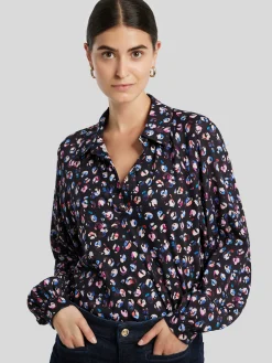 Bluse mit Print