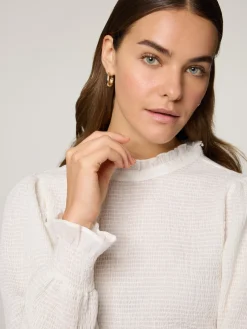 Bluse mit Puffärmeln