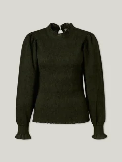 Bluse mit Puffärmeln