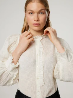 Bluse mit Rüschen YVETTE
