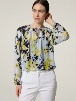 Bluse mit Schleife