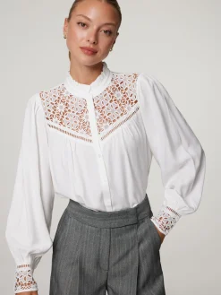 Bluse mit Spitze LADY