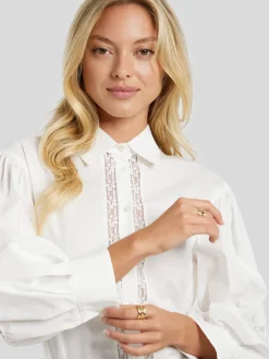 Bluse mit Spitze SAMUELE