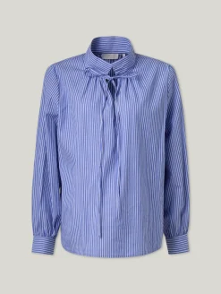 Bluse mit Stehkragen