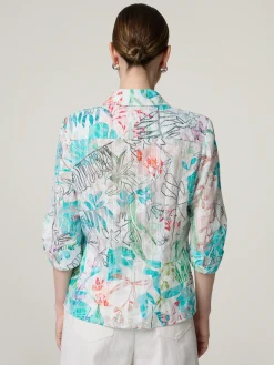 Bluse mit Stickereien