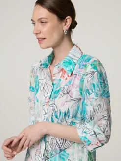 Bluse mit Stickereien