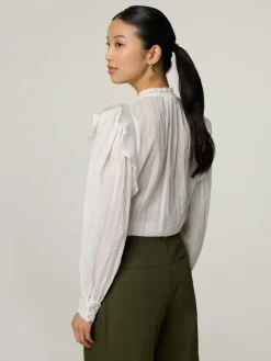 Bluse mit Volants DACHBODEN