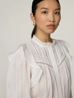 Bluse mit Volants DACHBODEN