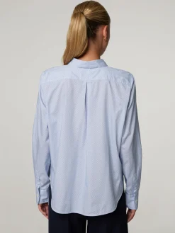 Blusenhemd mit Mikro-Print