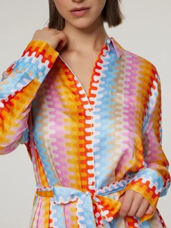 Blusenkleid aus Seide