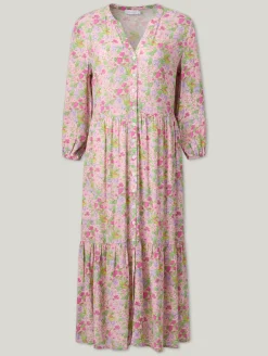 Blusenkleid mit Blumenprint