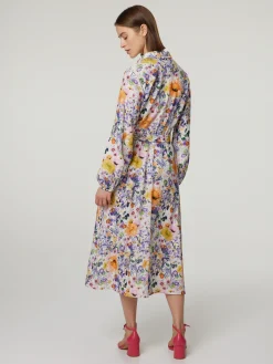 Blusenkleid mit Leinen