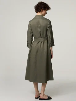 Blusenkleid mit Leinen