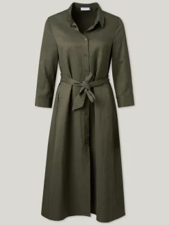 Blusenkleid mit Leinen