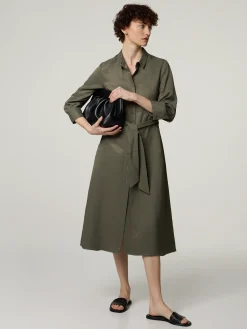 Blusenkleid mit Leinen