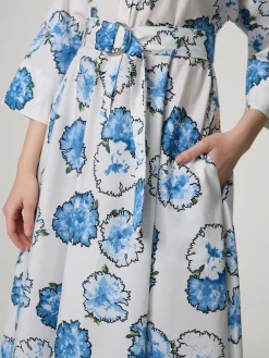 Blusenkleid mit Print