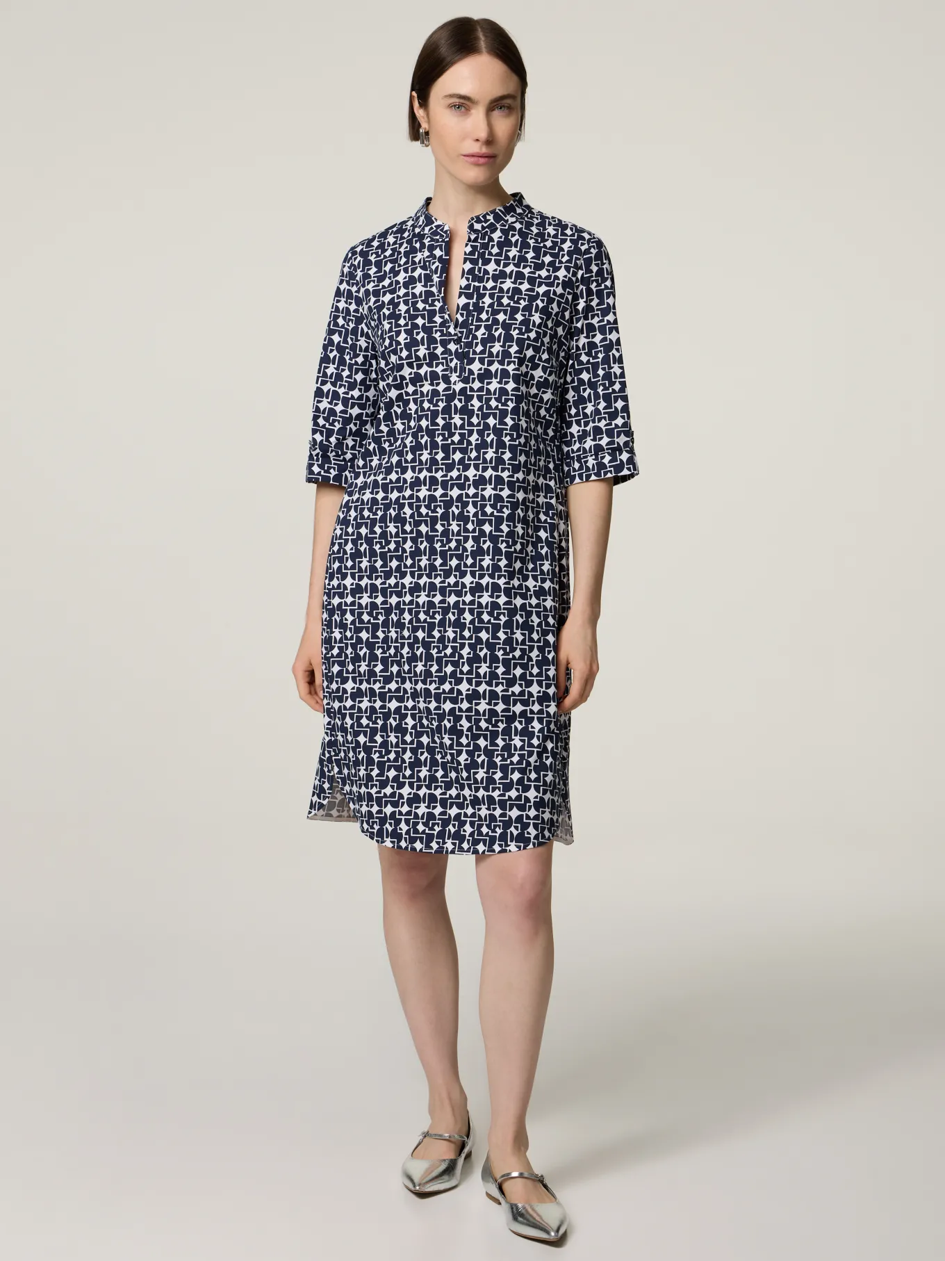 Blusenkleid mit Print