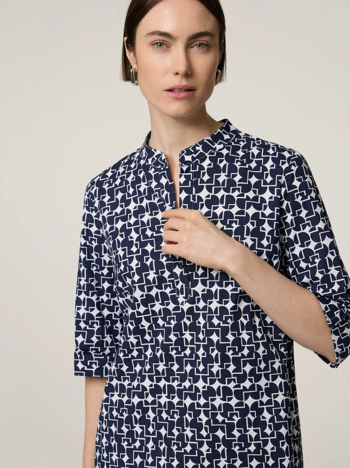 Blusenkleid mit Print